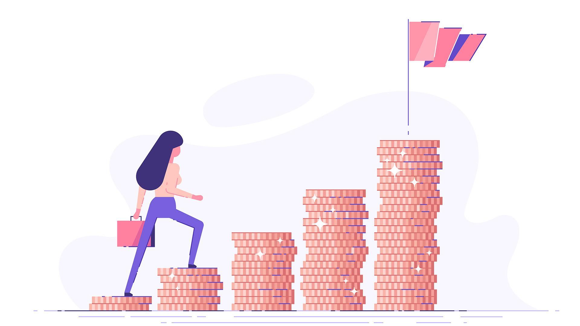 Women in different phases of life learning about money together